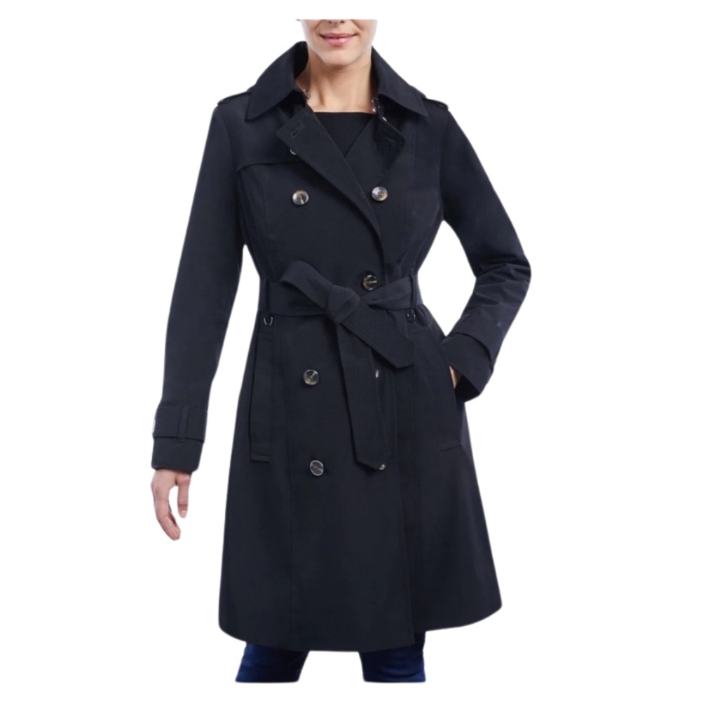 London Fog Double Breasted Trench Coat